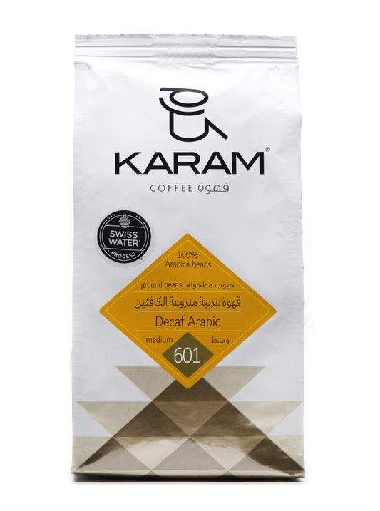 Karam Decaf Arabic Medium Roast Ground Beans - 601