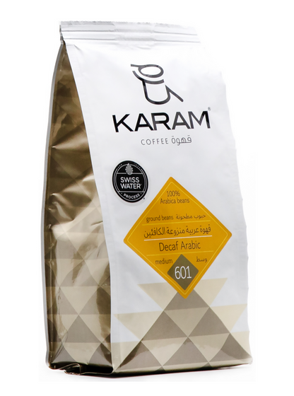 Karam Decaf Arabic Medium Roast Ground Beans - 601