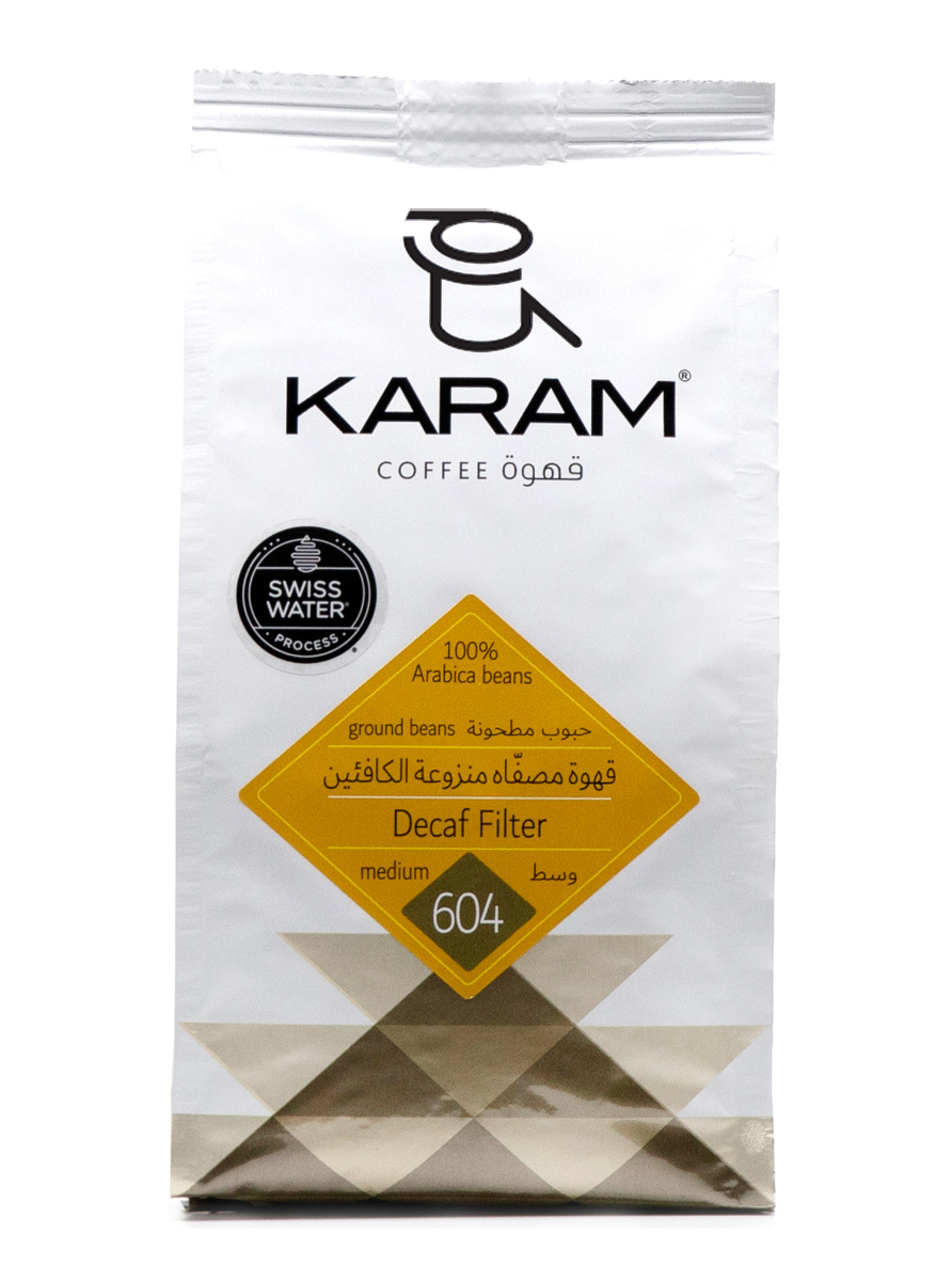 Karam Decaf Filter Medium Roast Ground Beans - 604