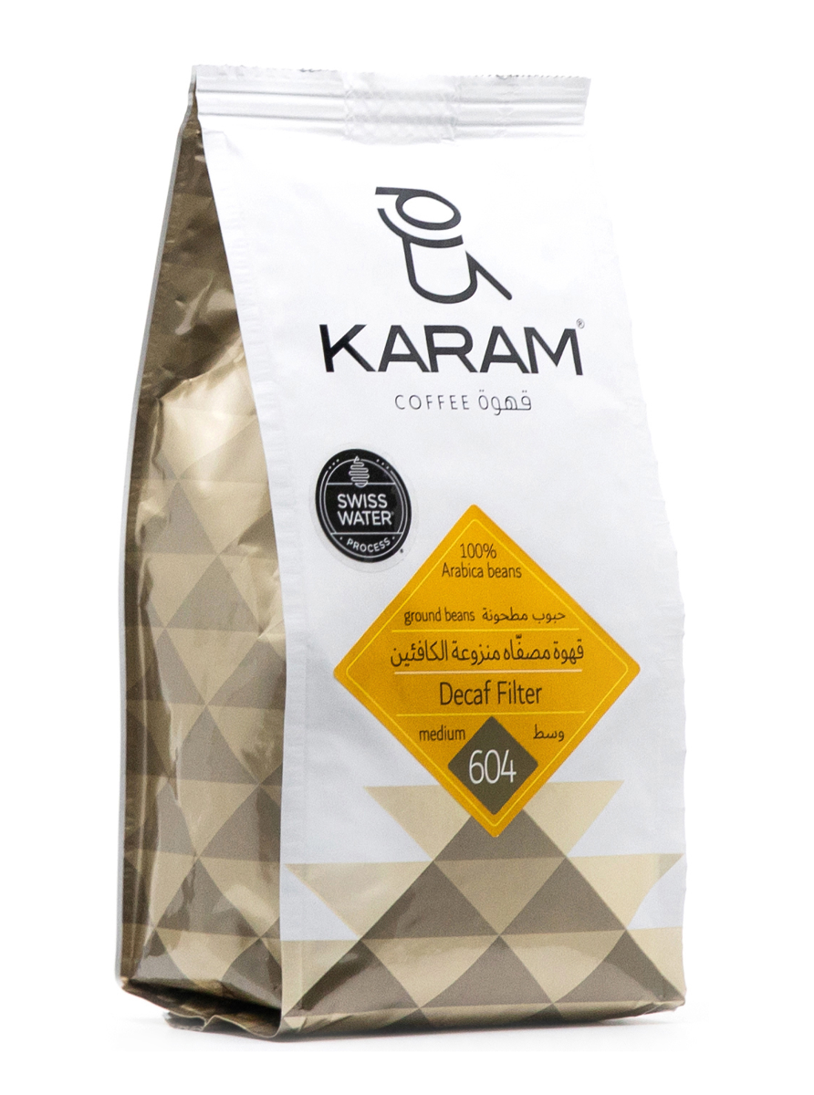 Karam Decaf Filter Medium Roast Ground Beans - 604