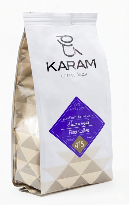 Karam Filter Coffee Medium Roast Ground Beans - 415