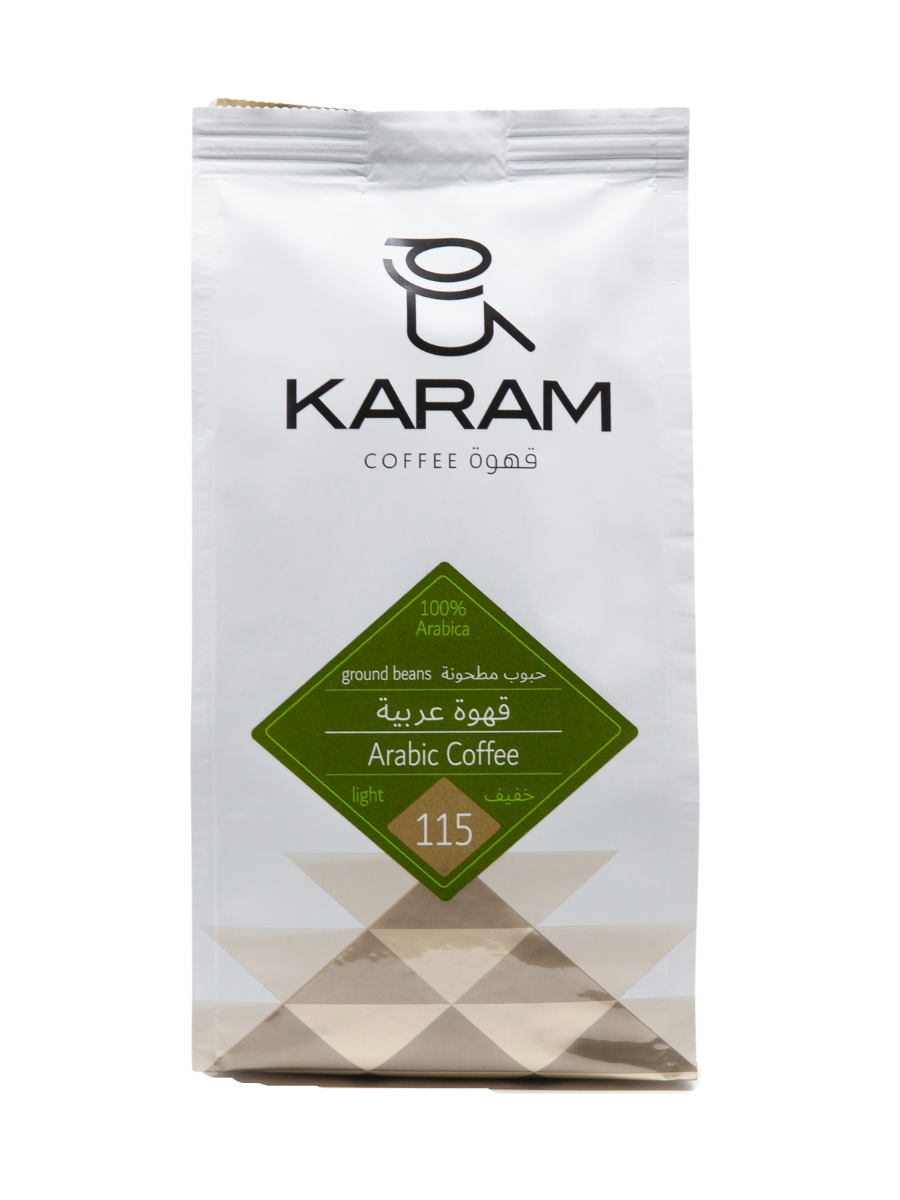 Karam Arabic Coffee Light Roast Ground Beans - 115
