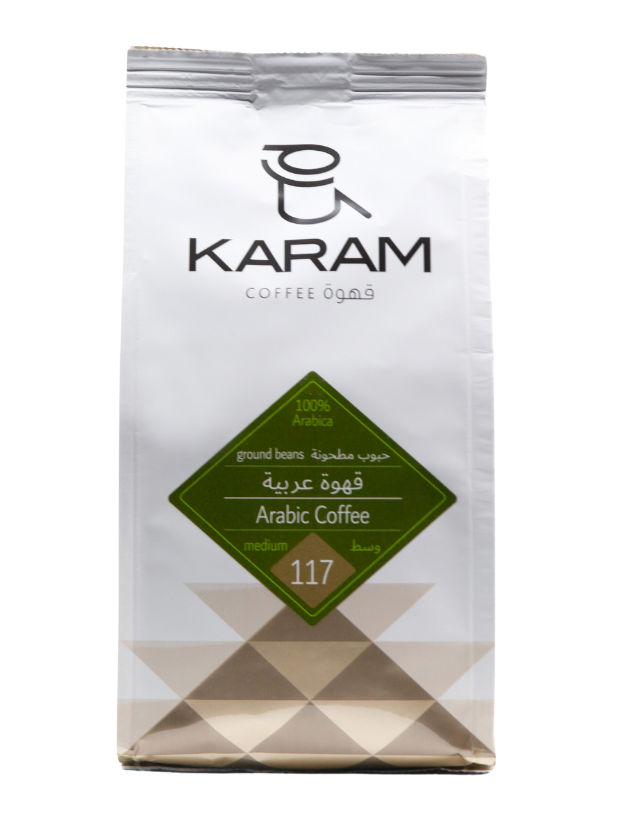 Karam Arabic Coffee Medium Roast Ground Beans - 117