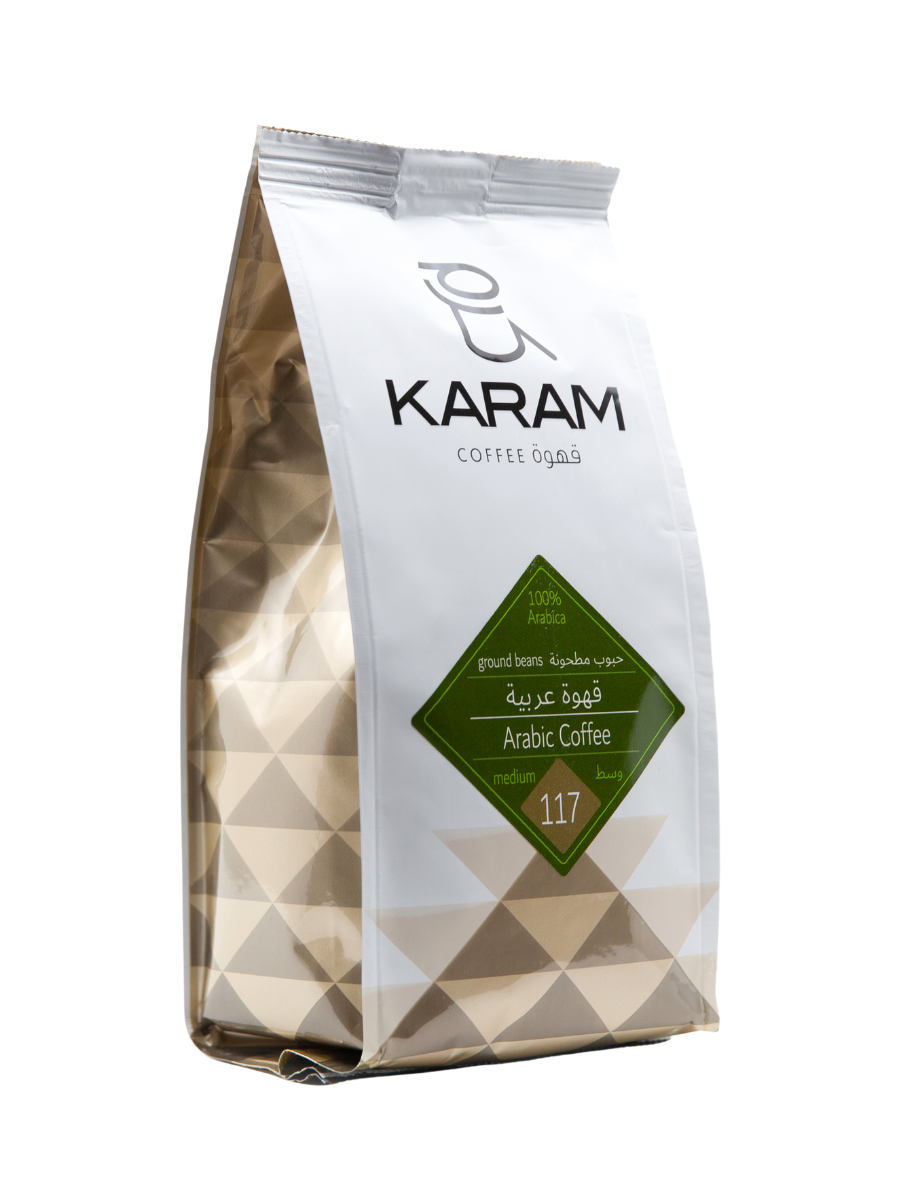 Karam Arabic Coffee Medium Roast Ground Beans - 117