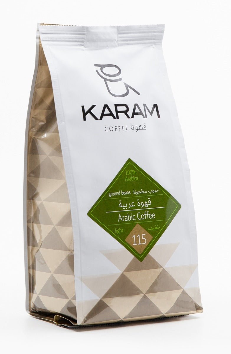 Karam Arabic Coffee Light Roast Ground Beans - 115