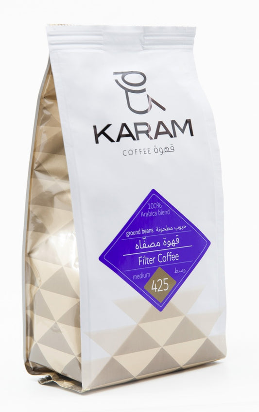 Karam Filter Coffee Medium Roast Ground Beans - 425