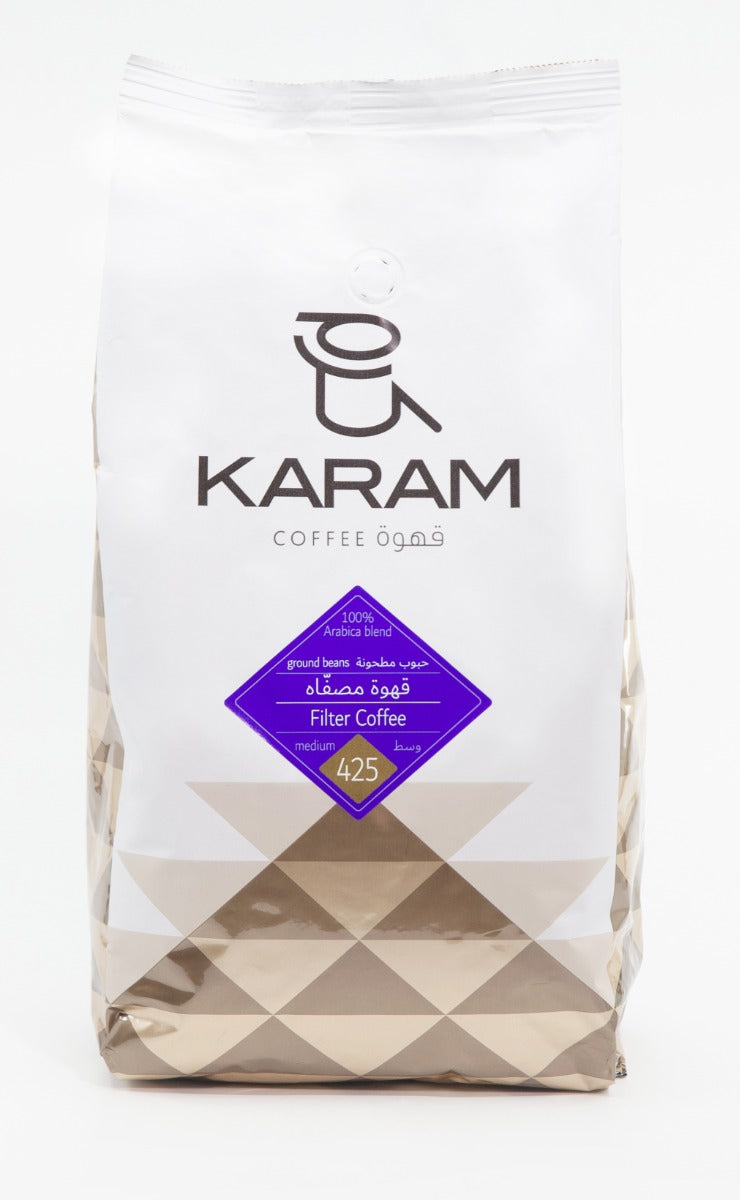 Karam Filter Coffee Medium Roast Ground Beans - 425