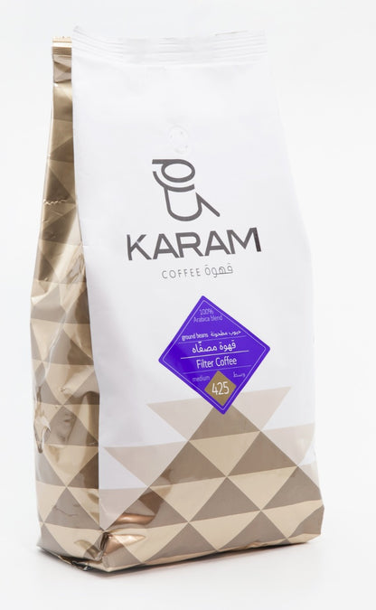 Karam Filter Coffee Medium Roast Ground Beans - 425
