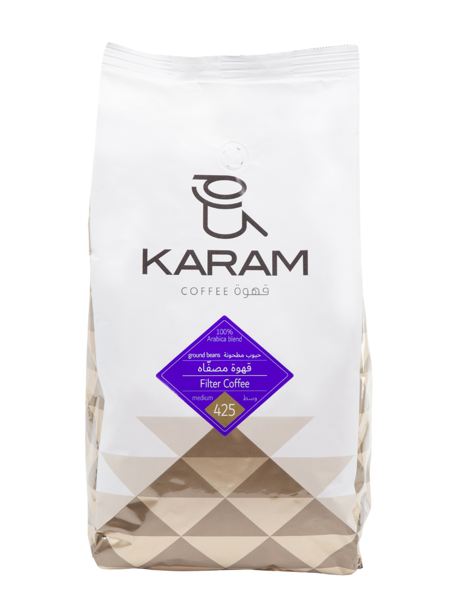 Karam Filter Coffee Medium Roast Ground Beans - 425