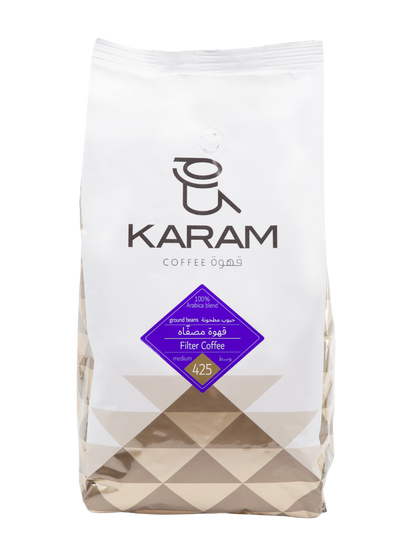Karam Filter Coffee Medium Roast Ground Beans - 425