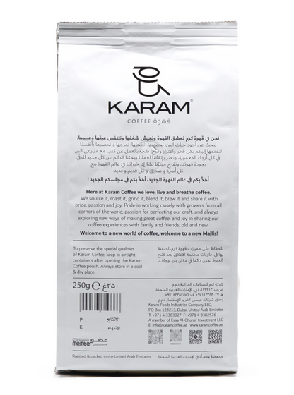 Karam Decaf Filter Medium Roast Ground Beans - 604